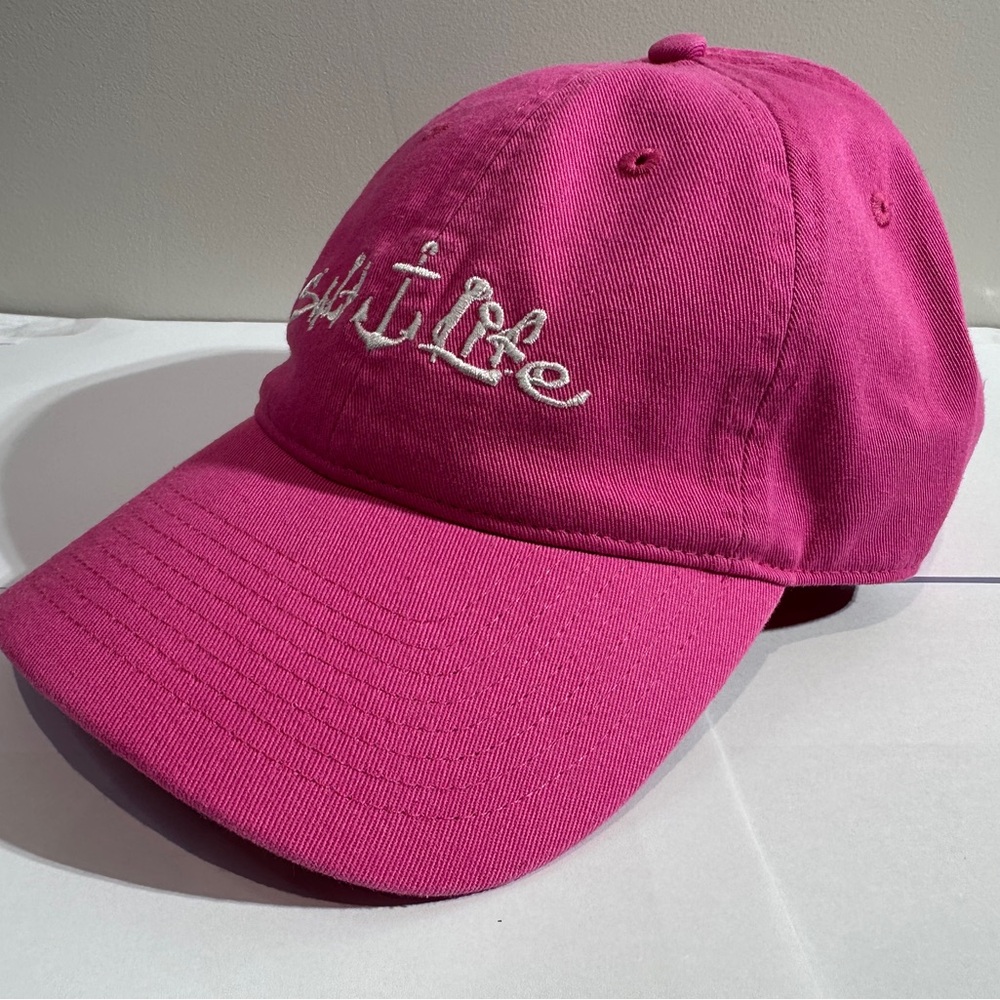 Salt Life Pink Cotton Baseball Cap Adjustable Strapback